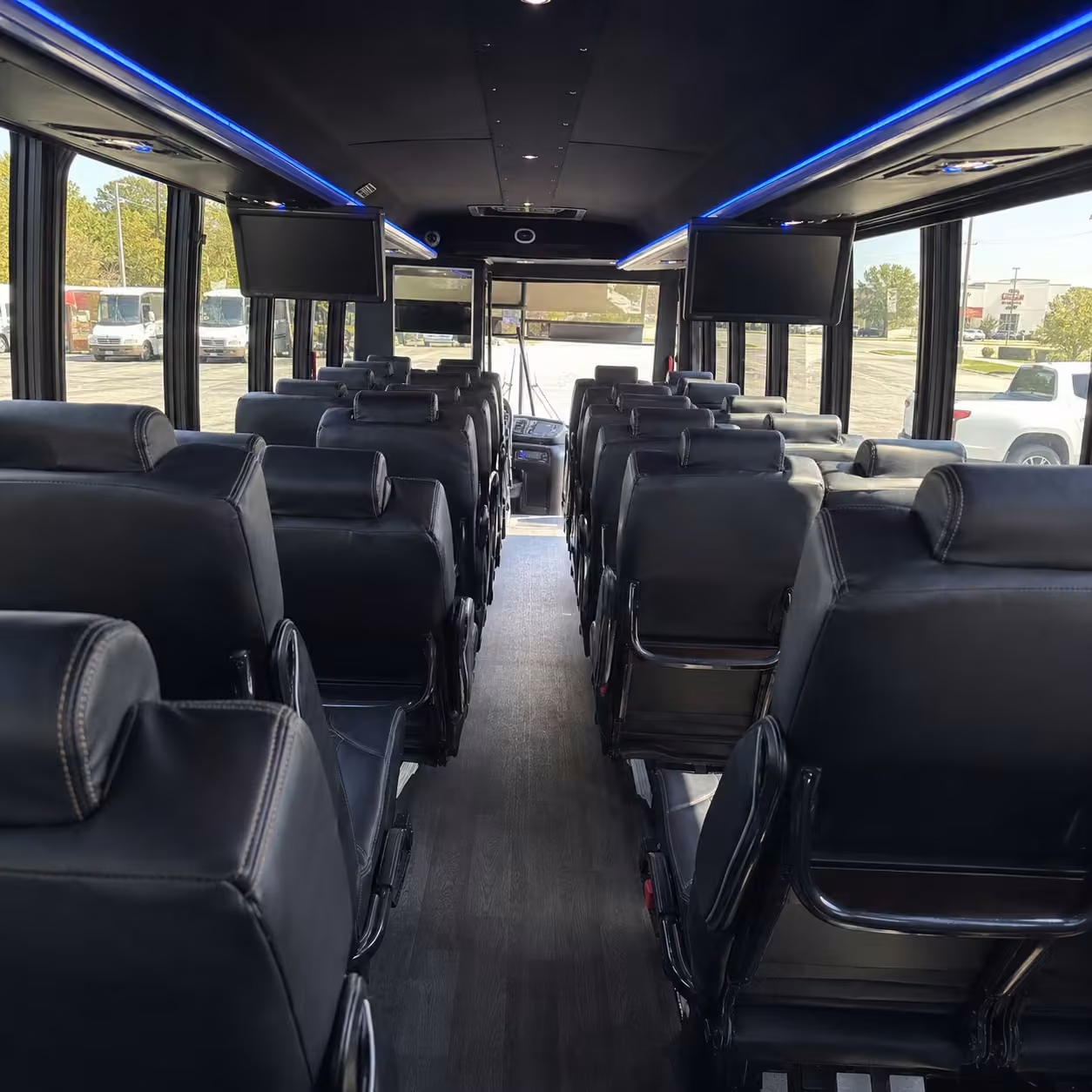 15 35 passenger minibus inside