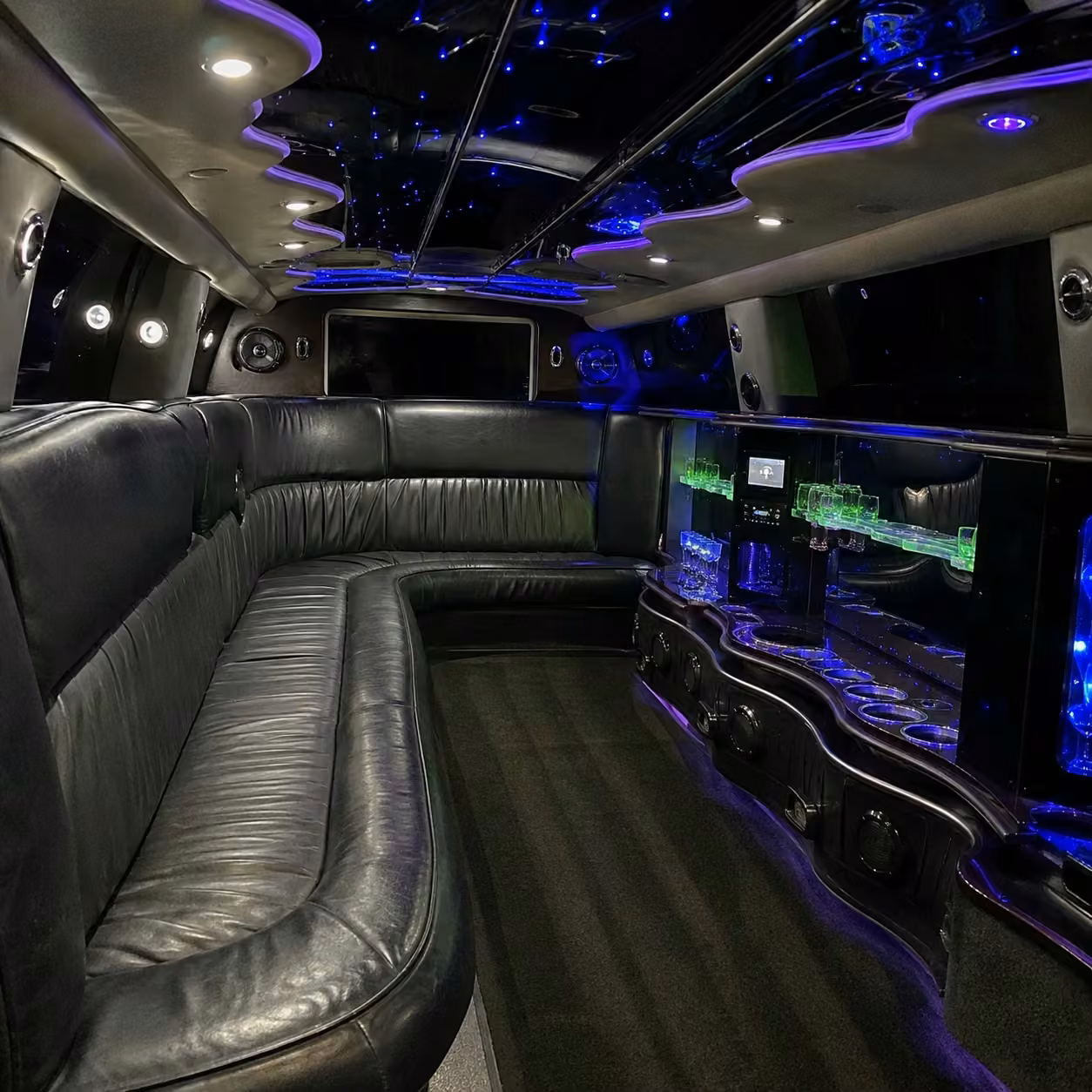 fort worth limo interior