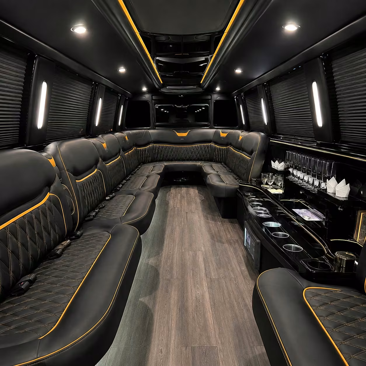hummer limo interior