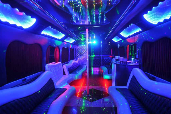 18 Passenger party bus rental Fort Worth